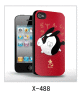 Rabbit picure mobile phone 3d cover rabbit picture,for iPhone4 use,pc case rubber coated.
