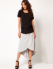 Maternity Dipped Hem Skirt