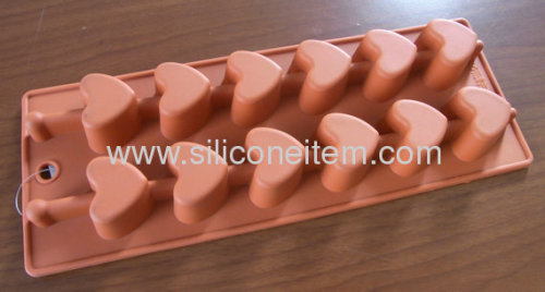 Heart Shaped Silicone Ice Cube Trays