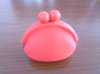 Pink Silicone Purse Wallet