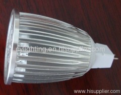 6W Aluminum Die-casted Φ50mm×80mm LED Spot Light with GU10,GU5.3,E27 Optional