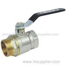 Reduced port ball valve,steel lever handle