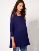 Stylish Maternity Loose Knit Drape Top T- shirts