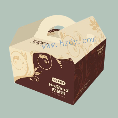 Paper box for goods carrier