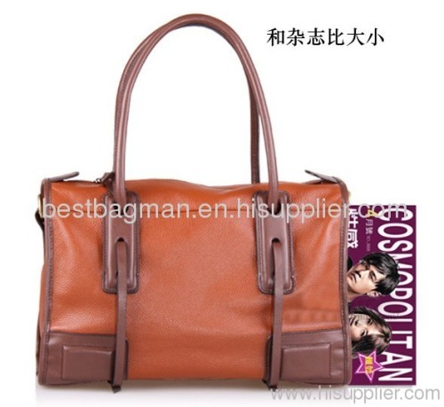 100% Genuine grade leather Ms. handbag X092002 (www bestbagman com)