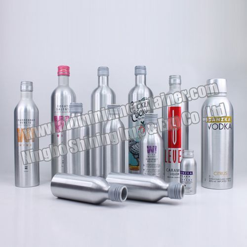 aluminum spirit bottle