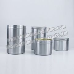 aluminum cream jar