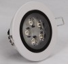 5W Aluminum Φ110×45mm LED Ceiling Light With Φ95mm Hole For Indoor Using