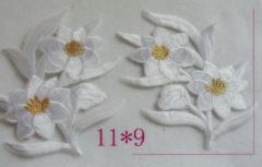 2012 new desigh embroidery patch applique embroidery flower patches cheap embroidered patches custom embroidery