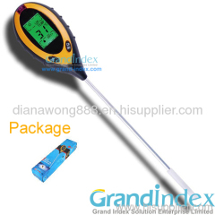 4 In 1 Digital pH Moisture Light Soil Meter