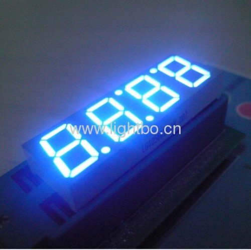 4 digit 0.56 inches Common Anode Pure Green 7 Segment LED Display