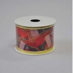 Ribbon, satin ribbon, grosgrain ribbon Printed ribbon, christmas ribbon, ribbon bow