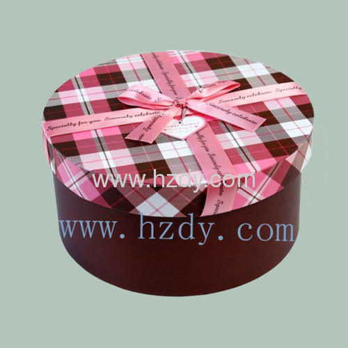 Round sharp paper gift box