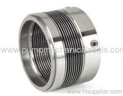 Single balanced metal bellows seals according EN12756.