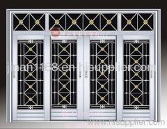 Foshan Jinan Stainless Steel Door Four Leaf stainless steel door