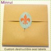 Custom Adhesuve Tamper Proof Security Asset Seal Tags Stickers
