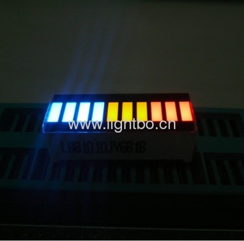 25.4x10.1mm Multi-colour 10-Segment LED Light Bar