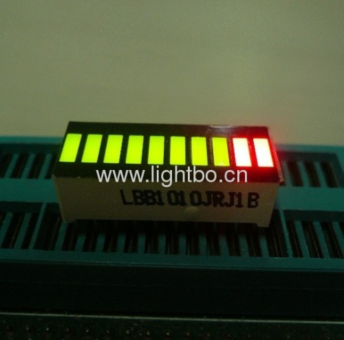 Super Bright Green/Red 10 Segment LED Light Bar Gradh Array for instrument panel