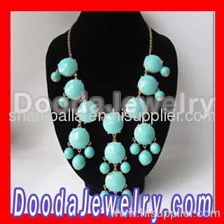 Fashion J Crew Bubble Necklace Turquoise Wholesale