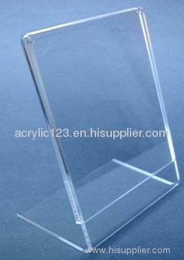 acrylic menu display holder