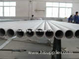 Seamless austenitic stainless steel pipes or fluid and gas transport