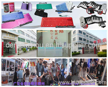 silicone 61 keys flexible roll up piano
