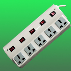 Peru / Uruguay power Socket with Individual Switch