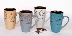 Hand Grave Promotion Coffee Porcelain Mug