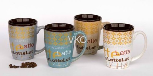 Porcelain Latte Coffee Mugs