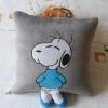 Snoopy Quilted-Pillow