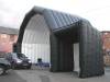 black perform inflatable stage