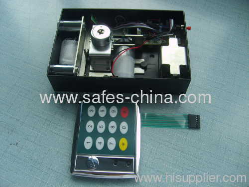 Motorized digital safe lock with indicator