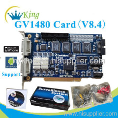 GV1480 dvr card h 264 dvr card cctv pci dvr video capture card support iPhone& Win7