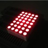 1.26 inches 3mm 5 x 7 Red dot matrix led display