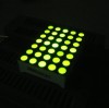 1.26 inches 3mm 5 x 7 green dot matrix led display