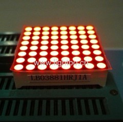 1.26-inch 3mm 32mm x 32mm 8 x 8 Bi-colour Dot Matrix LED Display