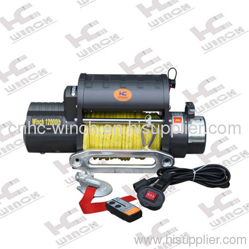 4WD Electric winch 12000lb with nylon rope