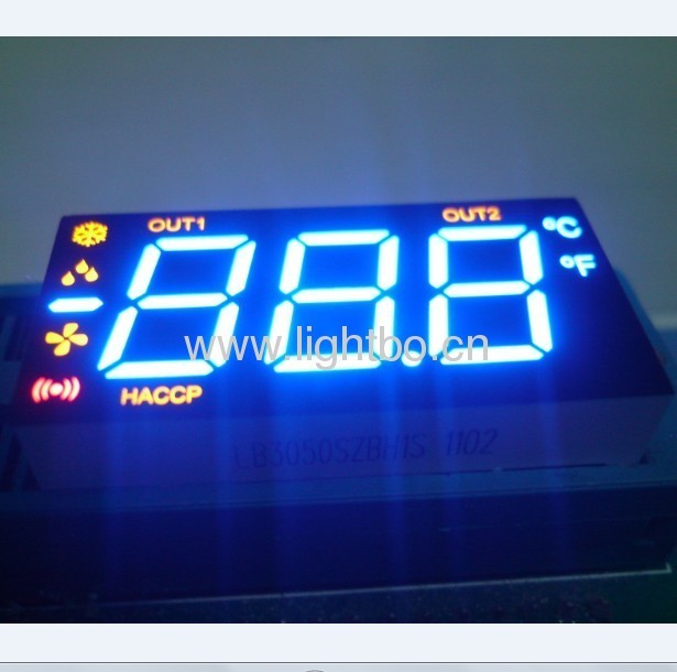 3 1/2 Digits Multi-colour Numeric LED Display for multiunction air conditioner control