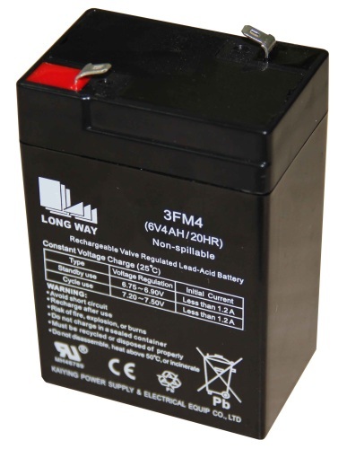 Maintenance-free Lead Acid Battery 6V4Ah