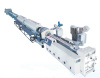 PE plastic pipe extruding production line