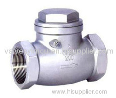 screwed swing check valve