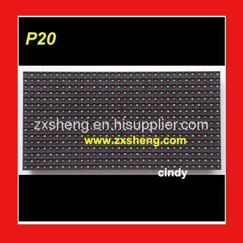 outdoor full color p20 led module