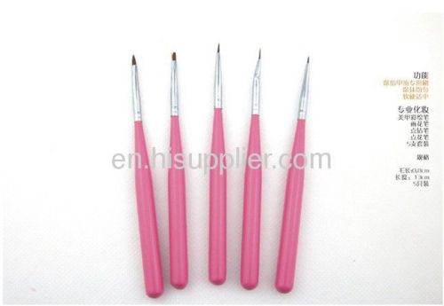 5pcs Nail Makeup Cosmetic Brush Set