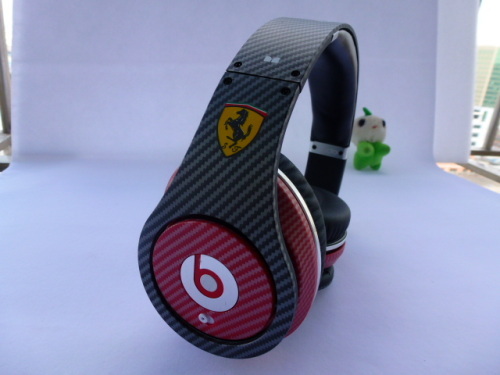 New Ferrari studio high quality and stereo Monster Beats Studio Headphone in red/black