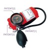 1 tube nylon cuff Palm Sphygmomanometer