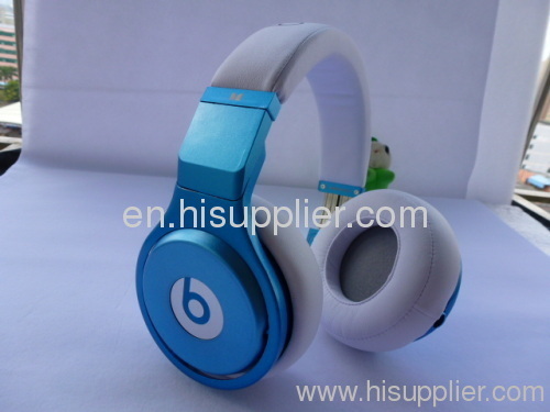 AAA quality Beats by Dr. Dre PRO Headphones From Monster in blue and white