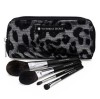 4pcs Zebra Grain Cosmetic brushes high quality