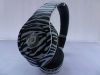 2012 new studio high quality and stereo Monster Beats zebra Studio Headphone