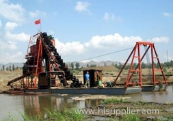 Single Raw Chain Bucket Sand Dredger