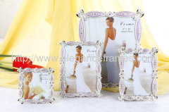 With A Set of Purple Lace Handmade Wedding Photo Frame